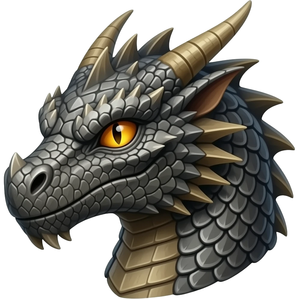 A dragon of game of thrones imoji with more details emoji