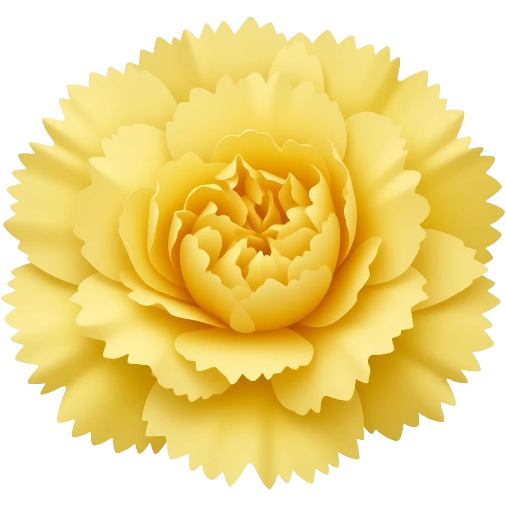 yellow carnation flower emoji