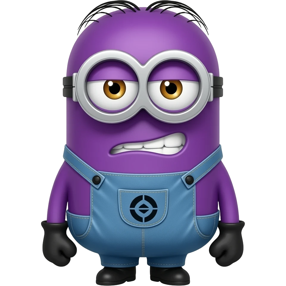 Minion roxo de Meu Malvado Favorito emoji