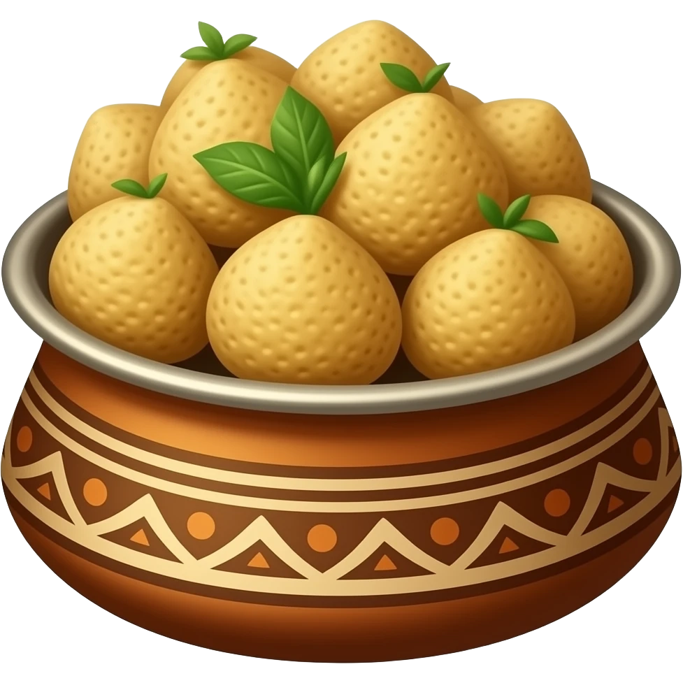 with a slightly rustic handmade look, as if prepared in a traditional Indian kitchen, giving a nostalgic and authentic feel emoji