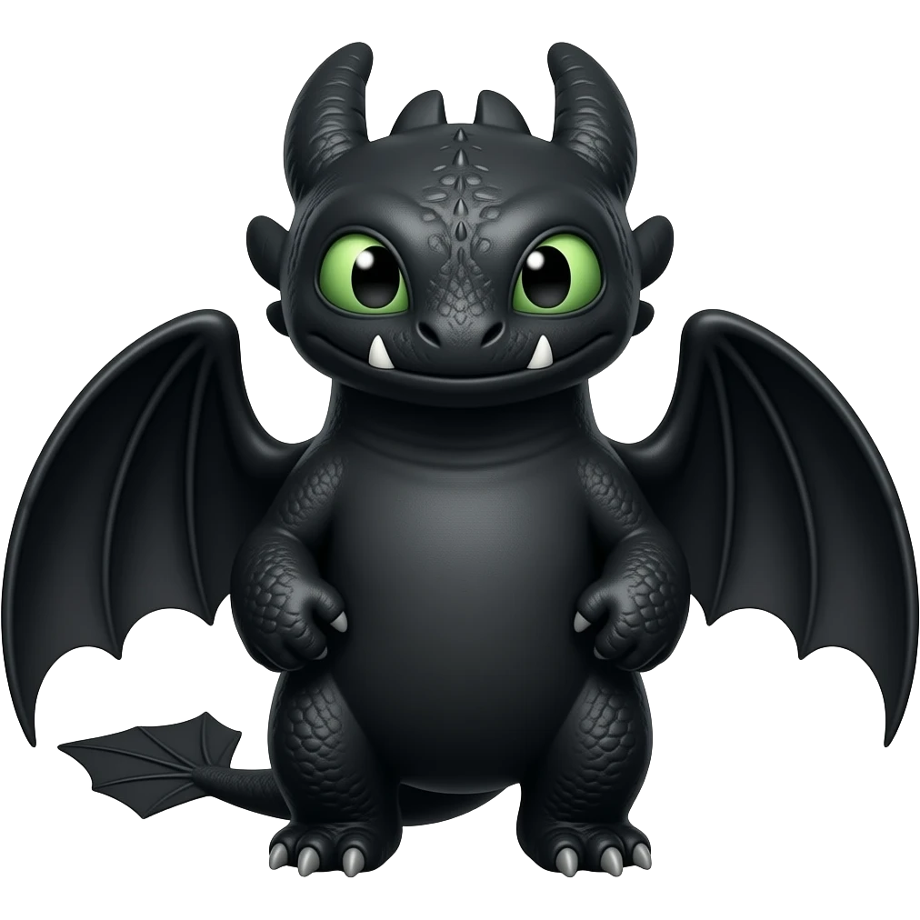 toothless how to train your dragon emoji