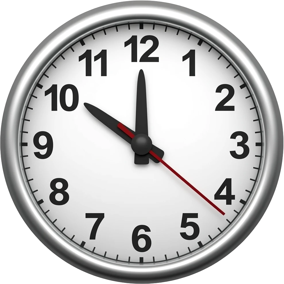 hazme un reloj que marque las 8 emoji