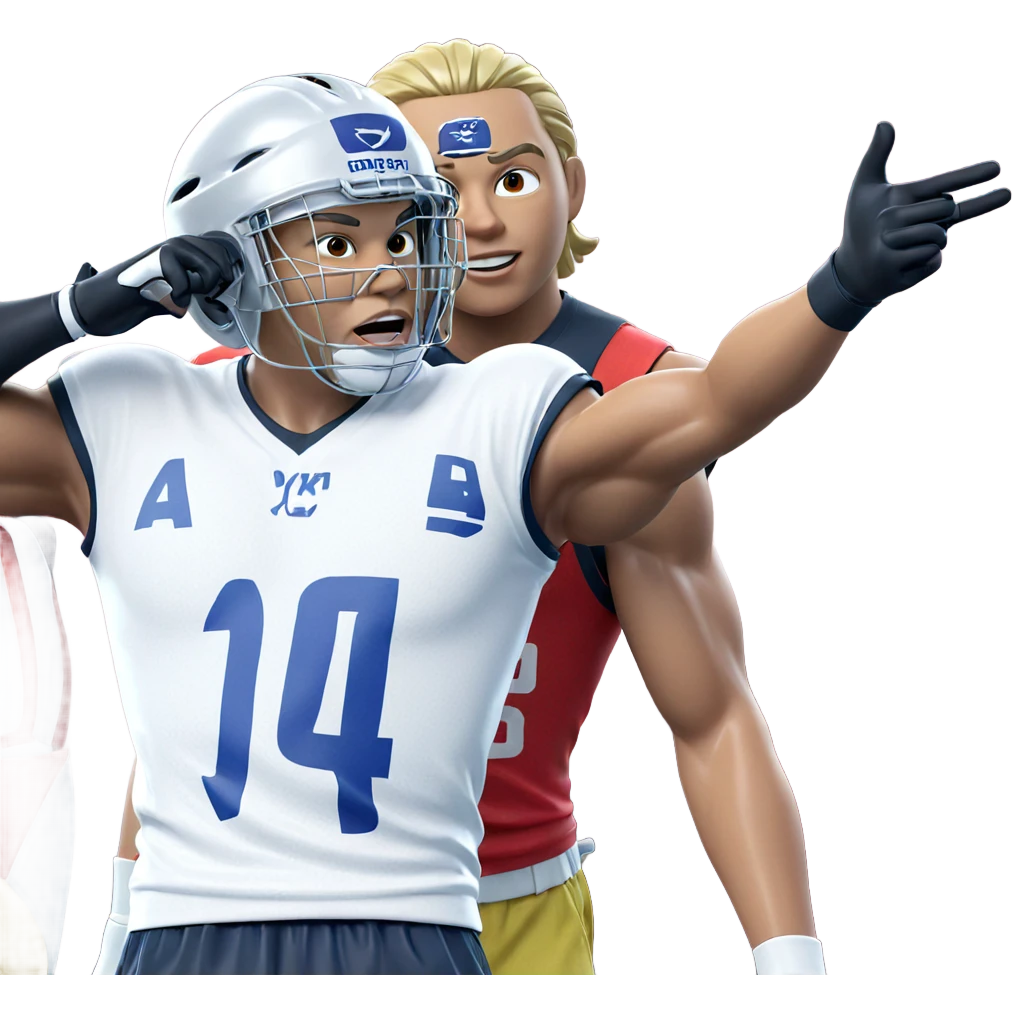 boys in sports gear emoji