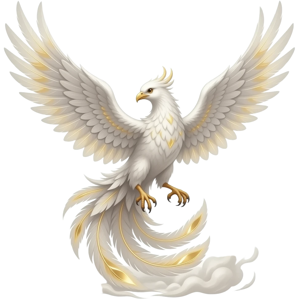 White Phoenix emoji