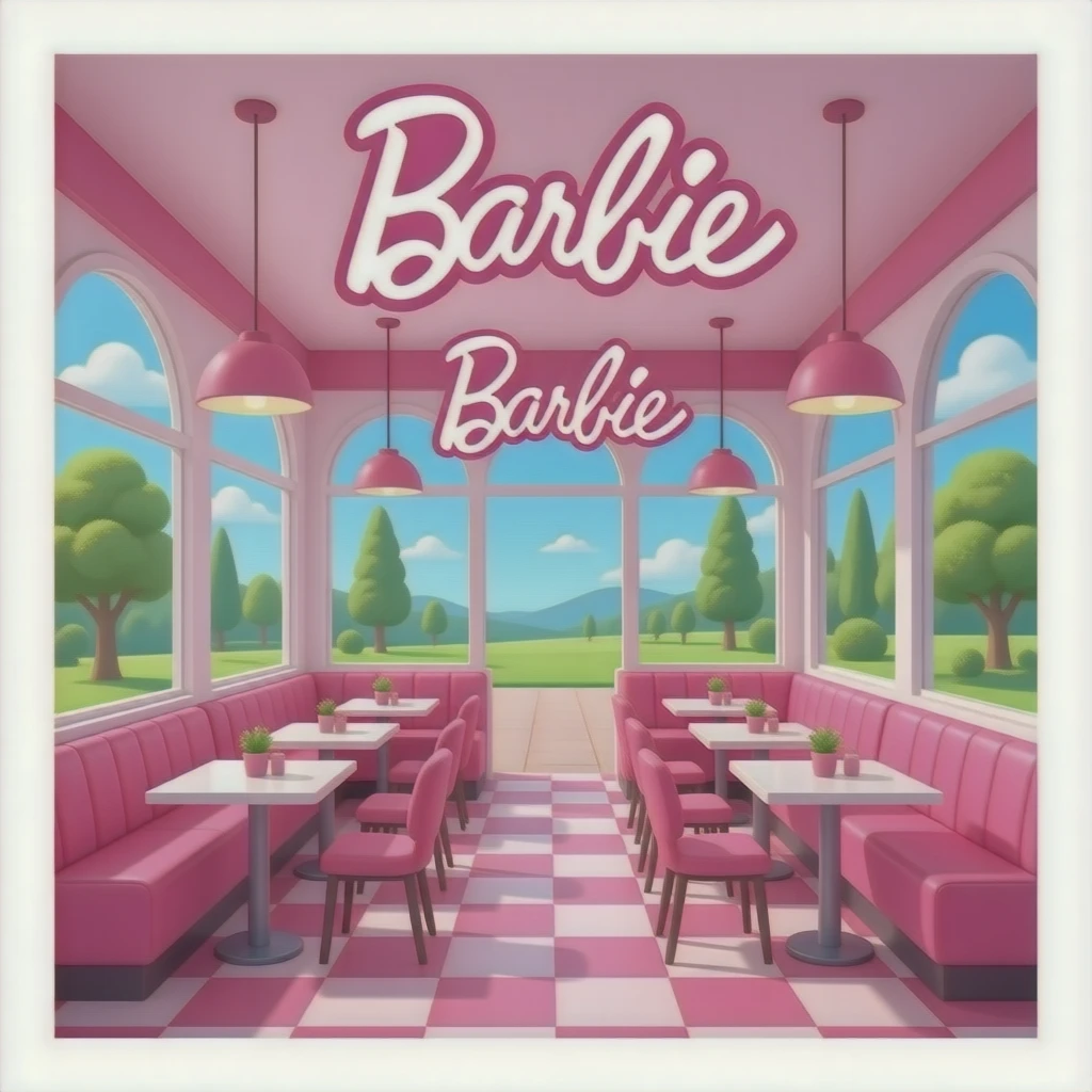 Gift form barbie caffe inspired by barbie colour pallete emoji