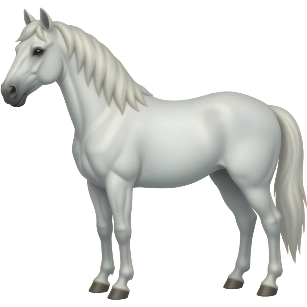 white horse emoji
