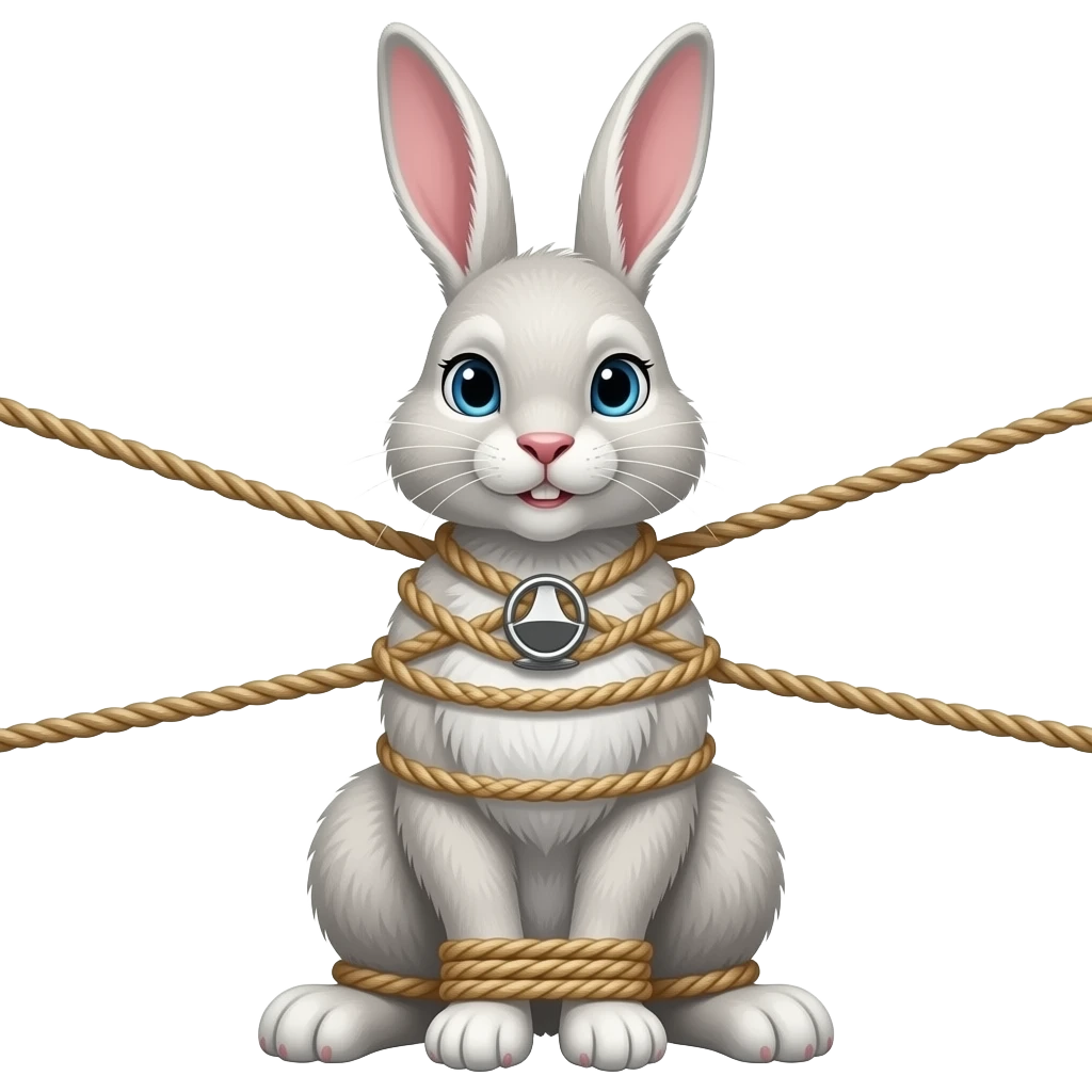 Rope bunny bdsm emoji