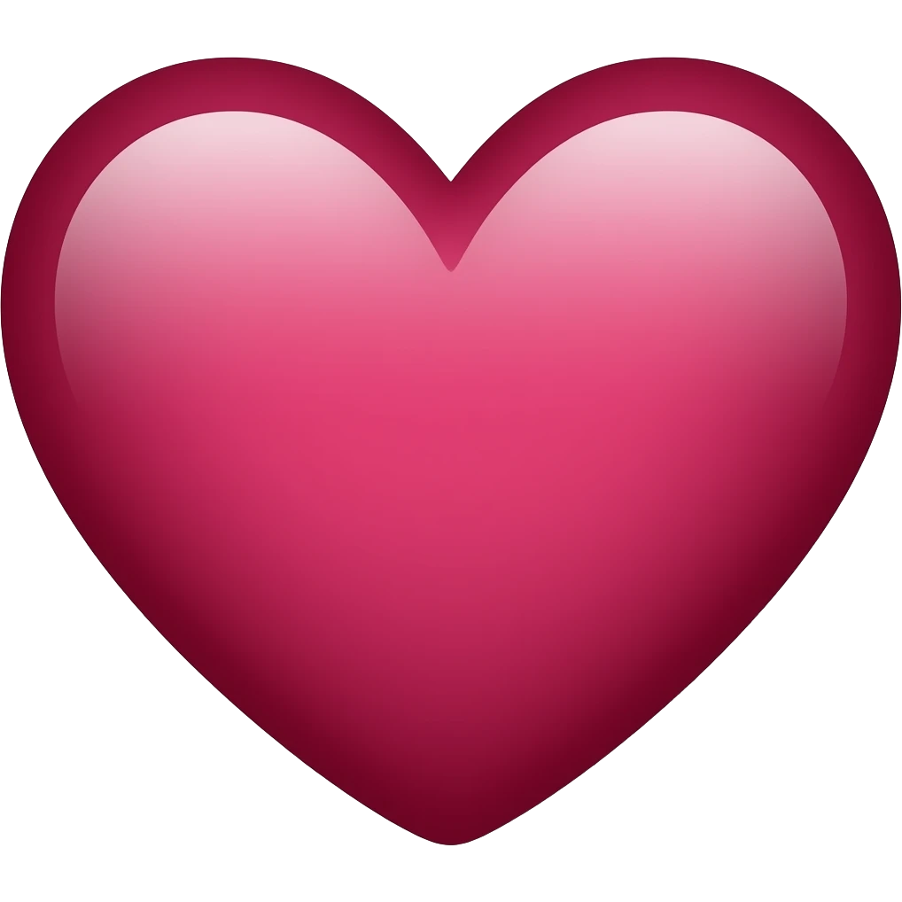 Generate maroon heart for copy n paste emoji