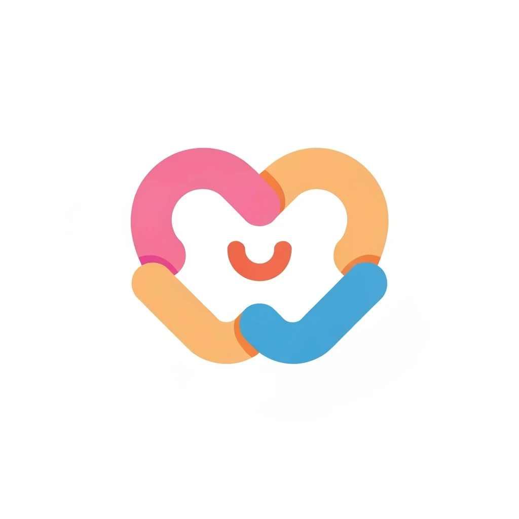 kpop fandom logo, cute, expressive, minimal emoji