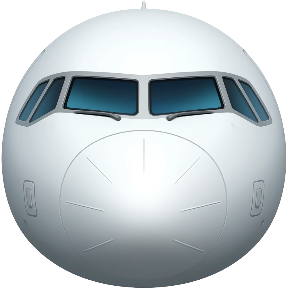 Airplane front emoji