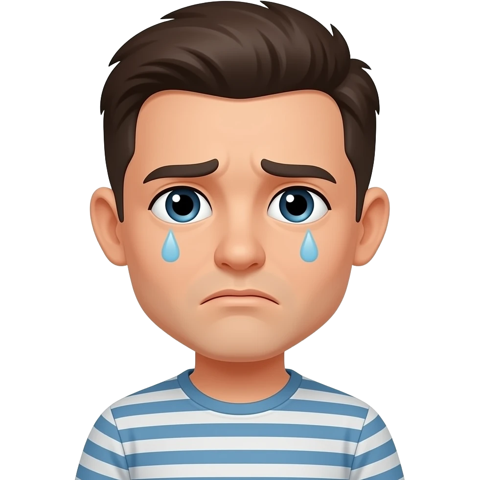Créame un emoji cansado y decepcionado y con orejas emoji