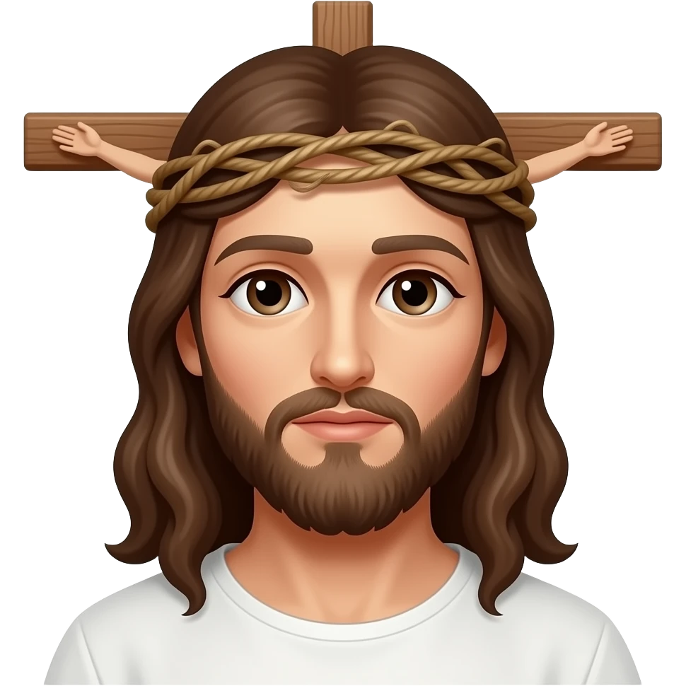 Jesús crucificado emoji