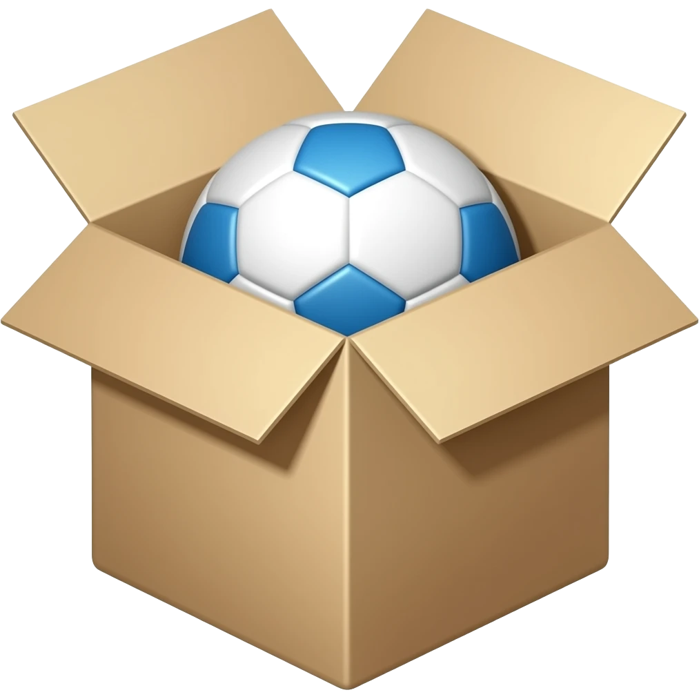 Ball on the box emoji