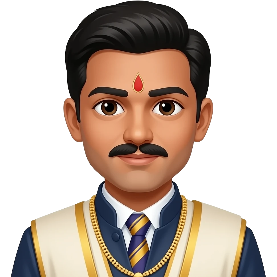 Kannadiga groom without moustache emoji