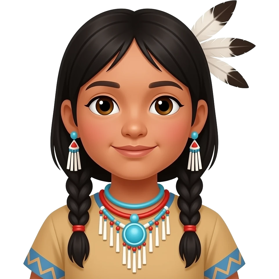 Native American children emoji