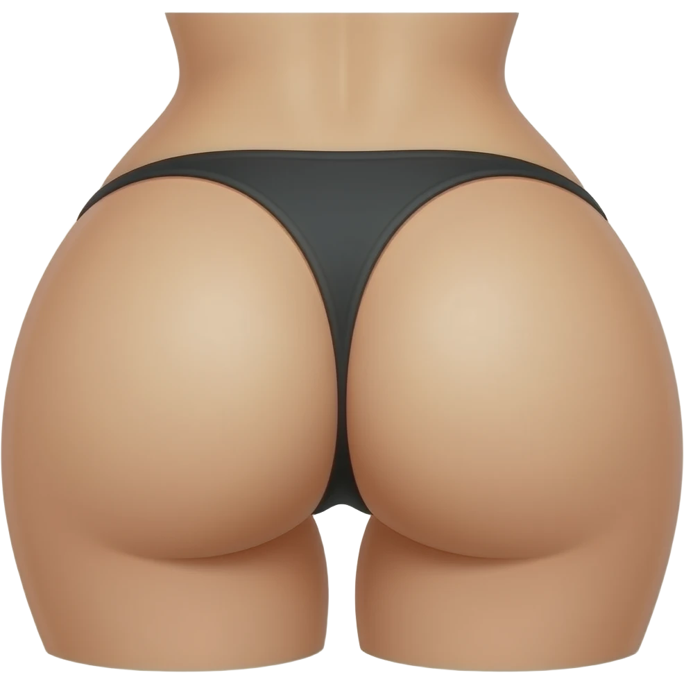 Giant butt cheeks emoji