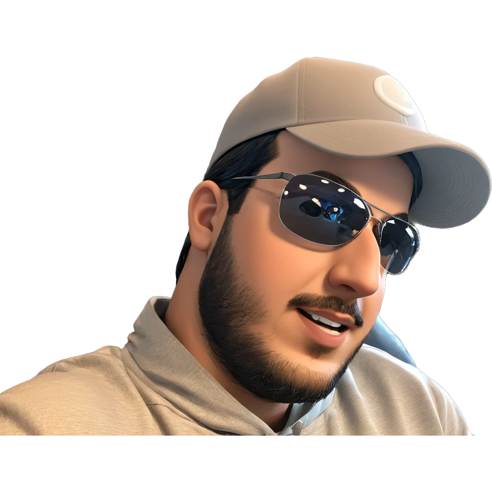 cool dude in baseball cap emoji