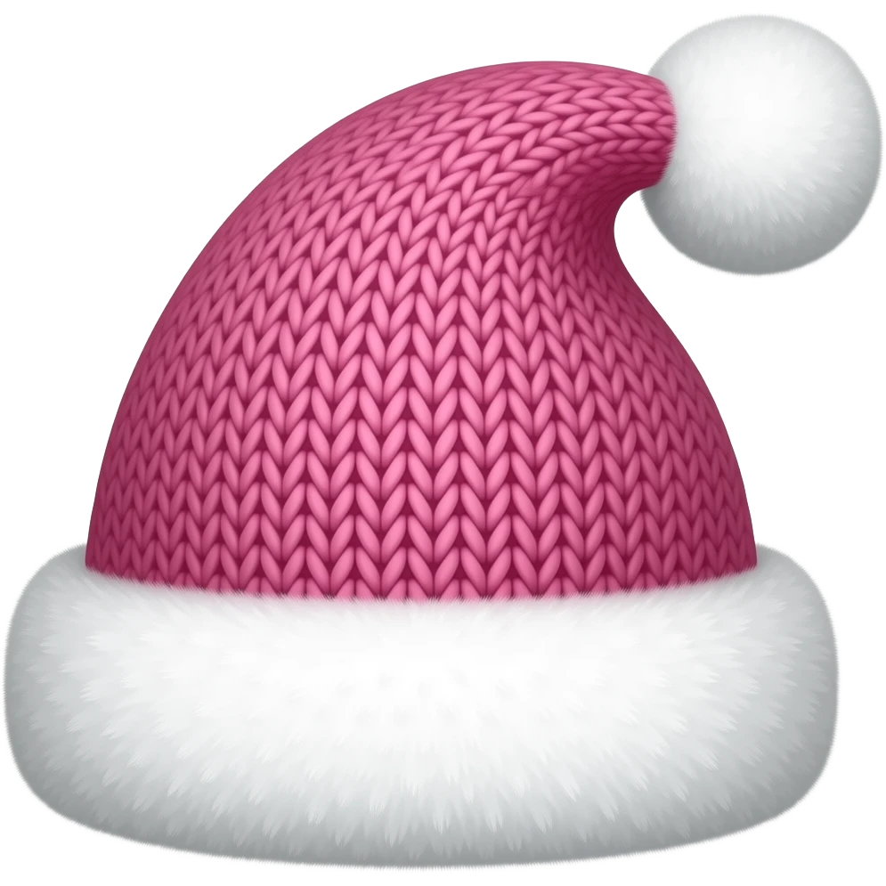 Pink santa hat emoji