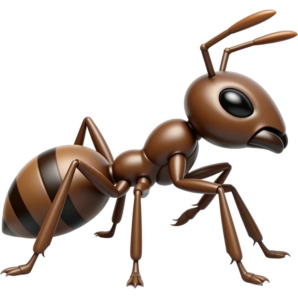 ants marching in a row emoji
