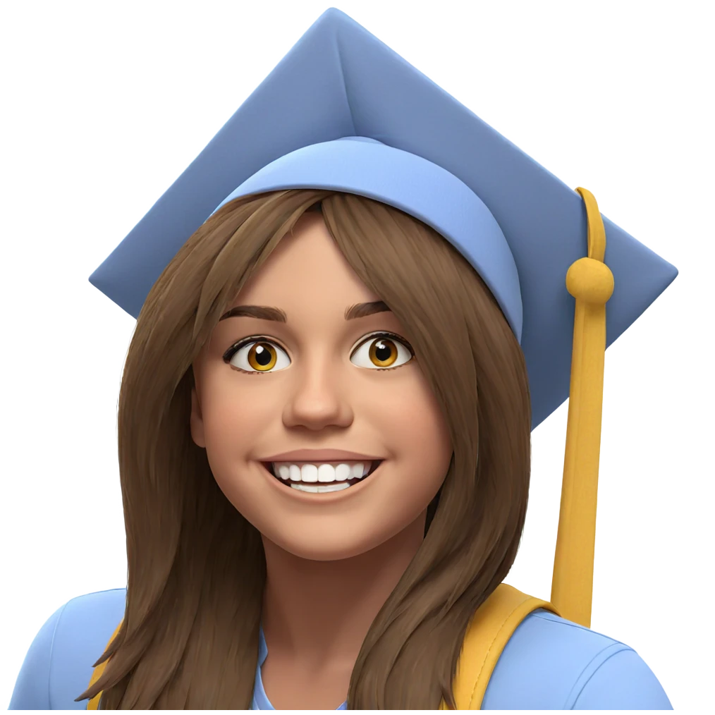 smiling boy with hat portrait emoji