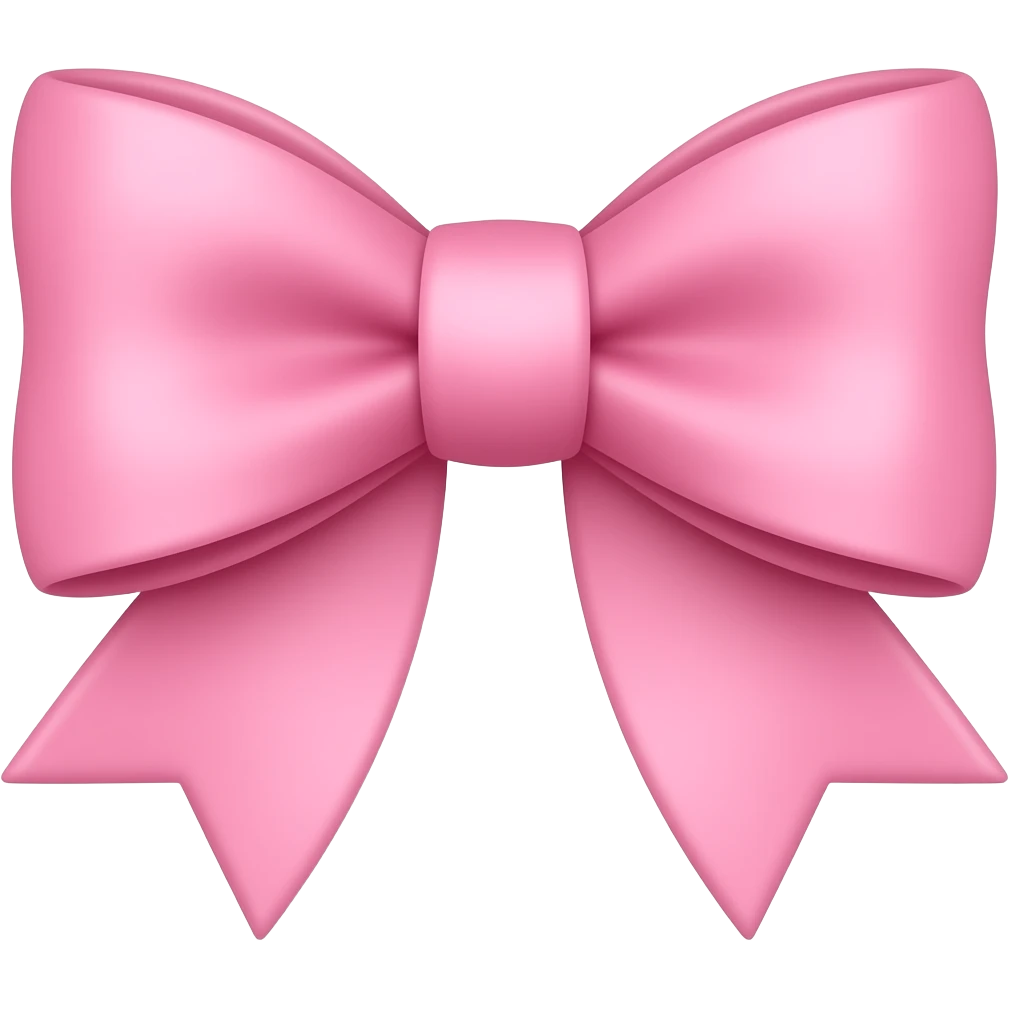 aethtetic  bow pink pinterest emoji