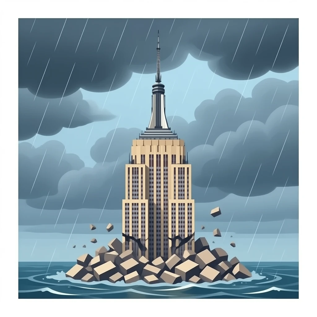 empire state building colapse emoji