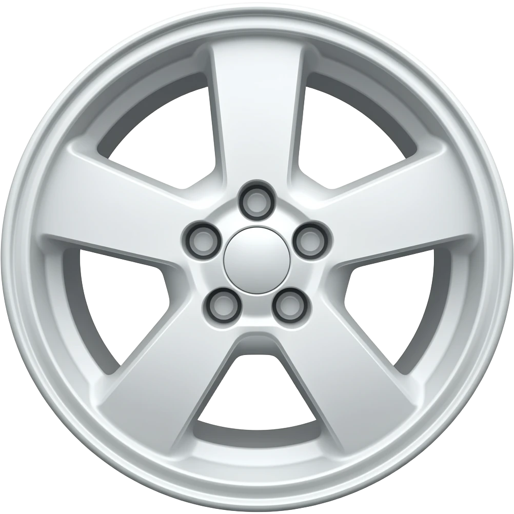 car rim white minimalism emoji