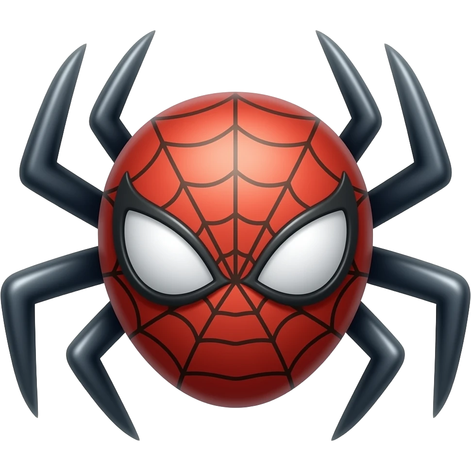 Spider logo in 2d emoji