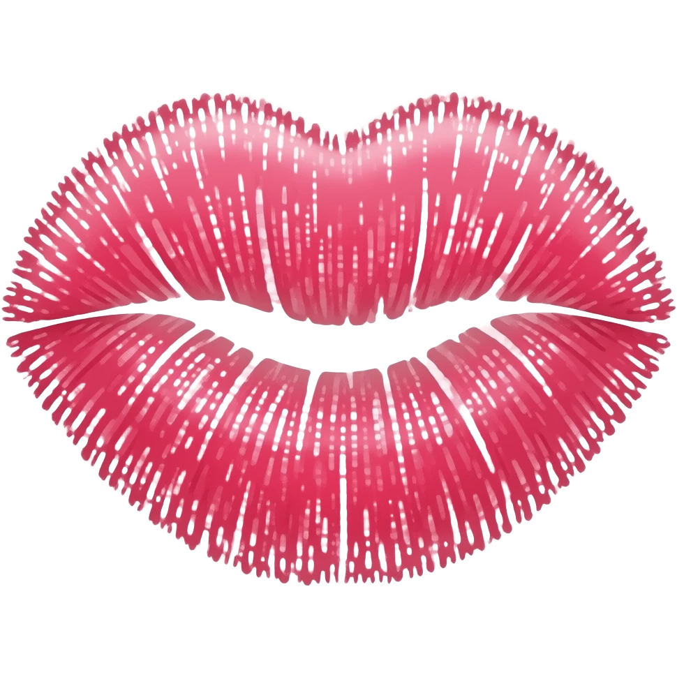 Marca de beijo emoji
