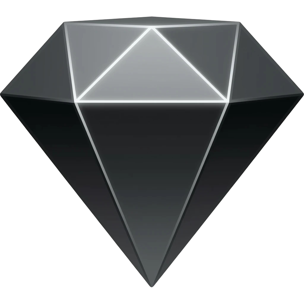 Je veux un diamant noir emoji