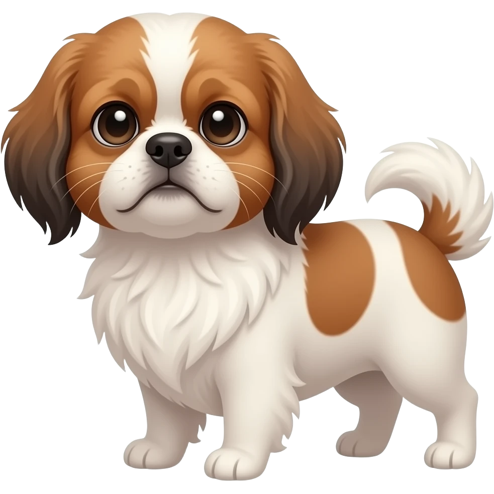 Fictional Chow tzu dog emoji