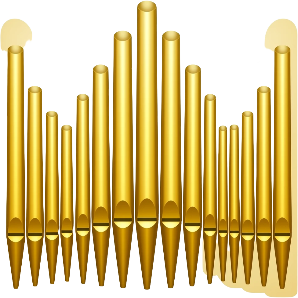 Pipe organ gold emoji