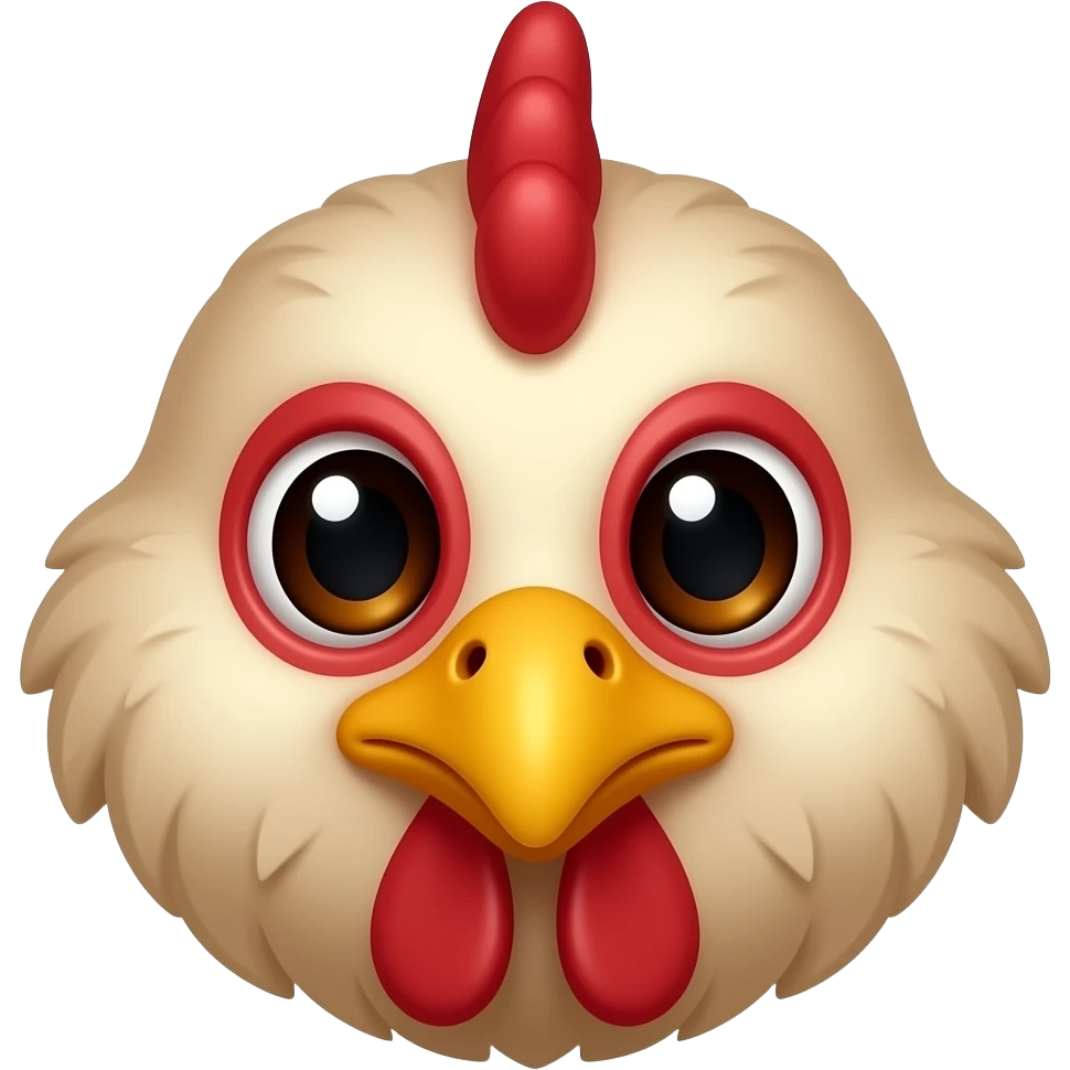 chicken head emoji