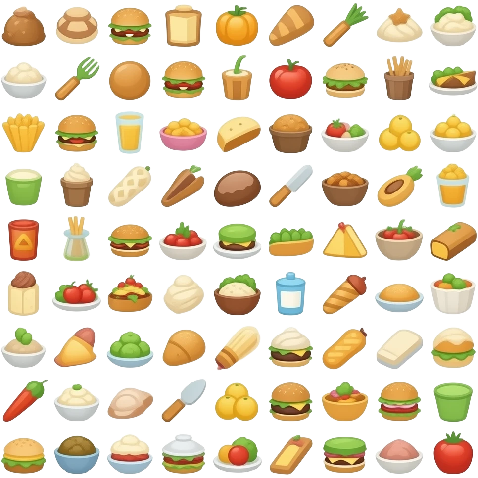 1000000 food icons emoji