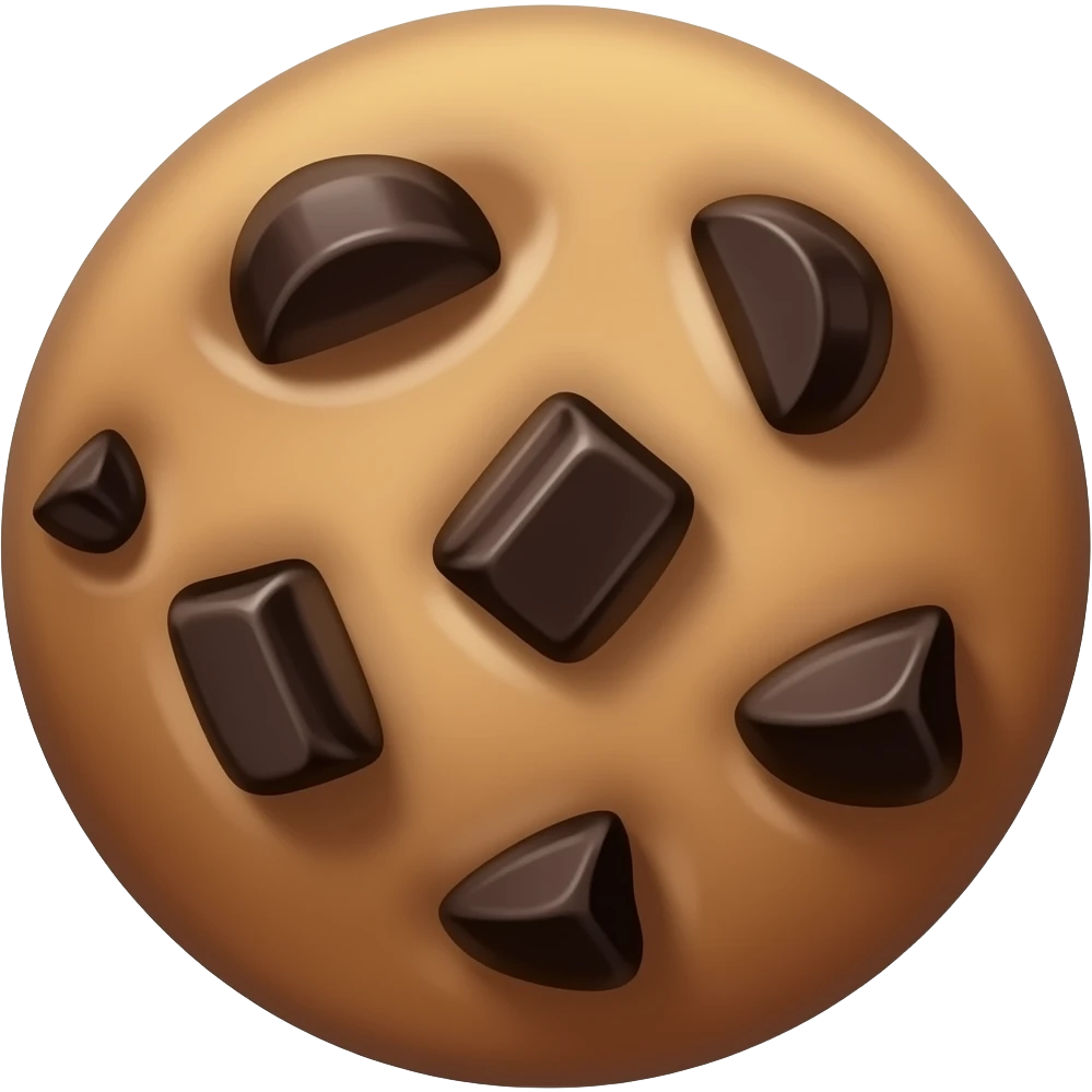 Galletas de chocolate con trozos de oreo emoji
