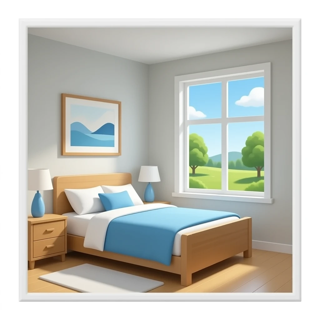 private room 1 bed emoji