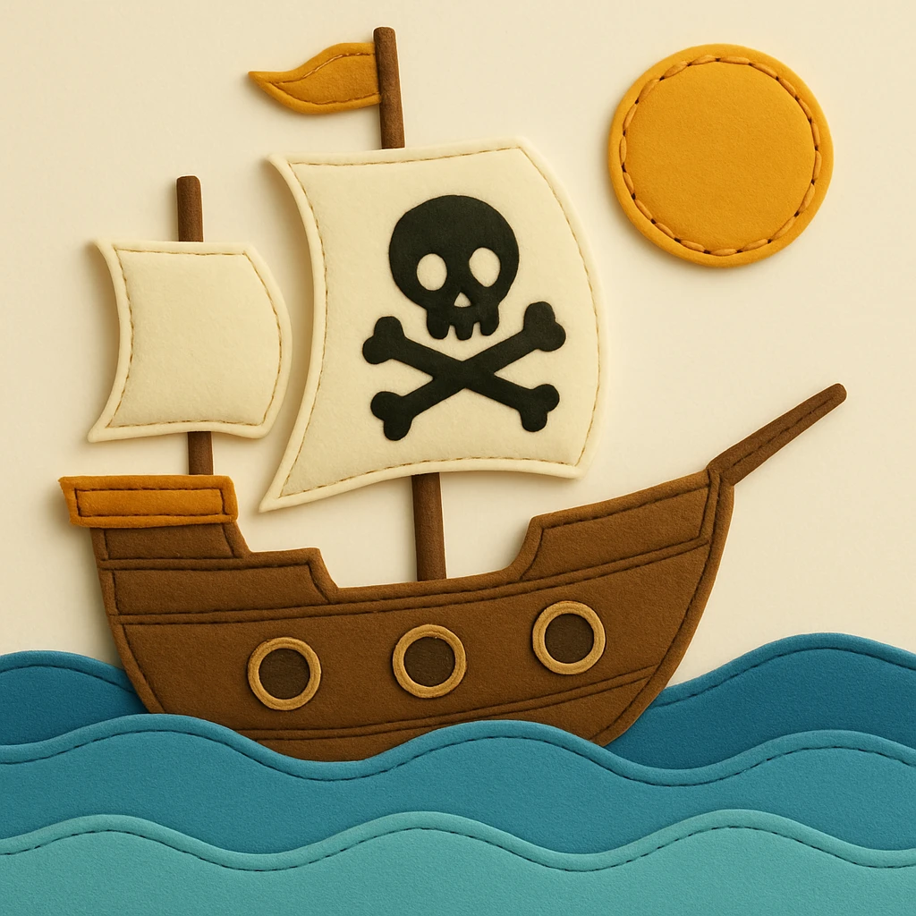 pirate ship emoji