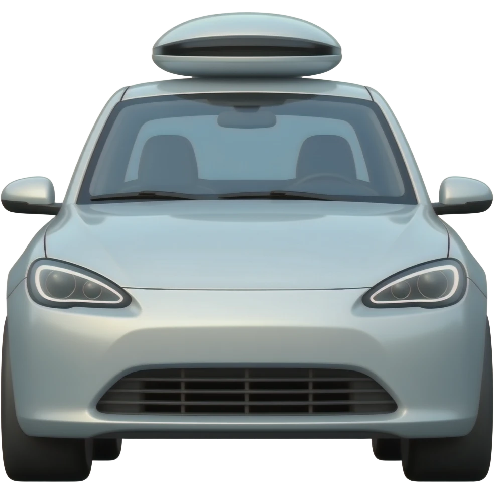 Self driving car emoji