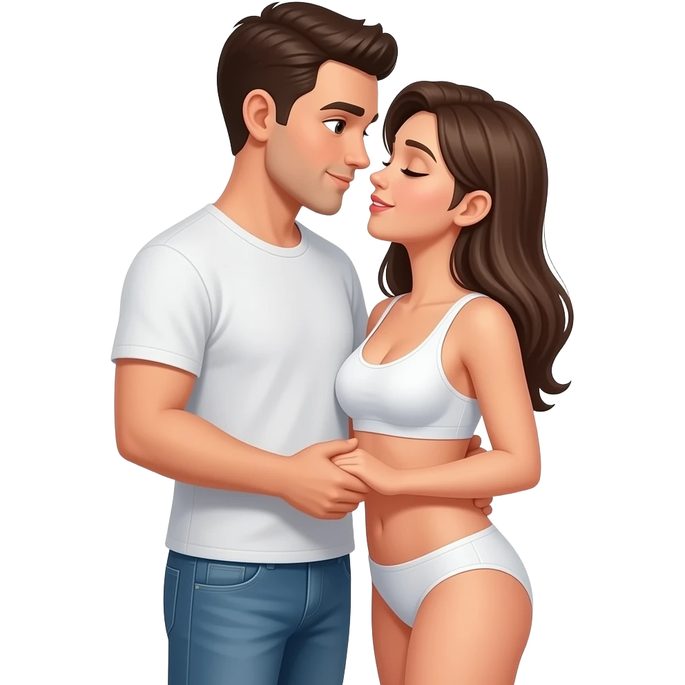 A man and woman having sex emoji