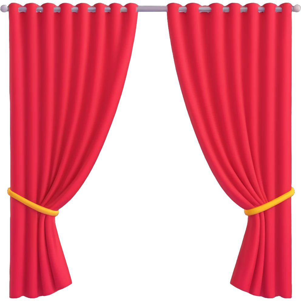 curtain plain emoji
