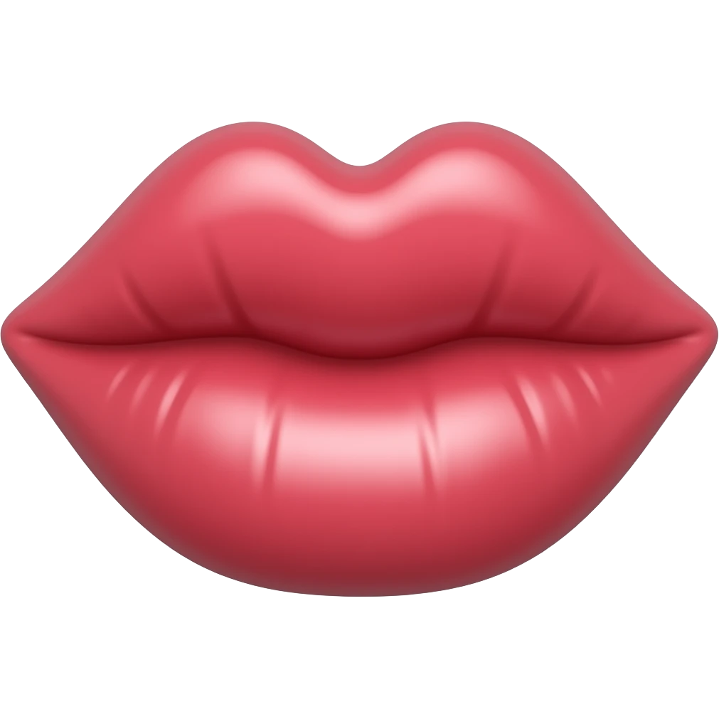 Tarjeta con un beso emoji