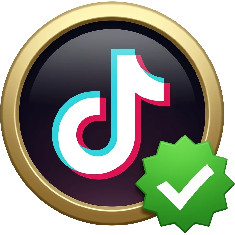 бейдж галочки в тик ток emoji