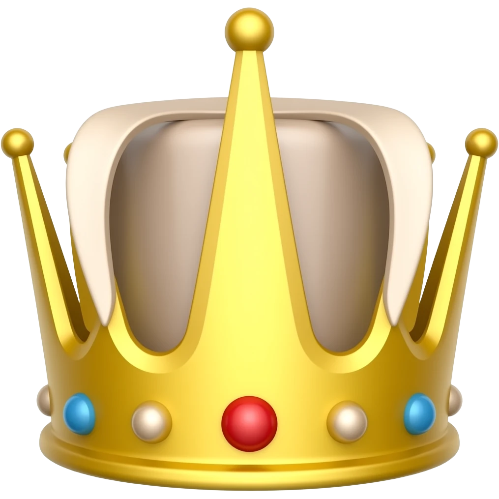 dunce cap like a crown emoji