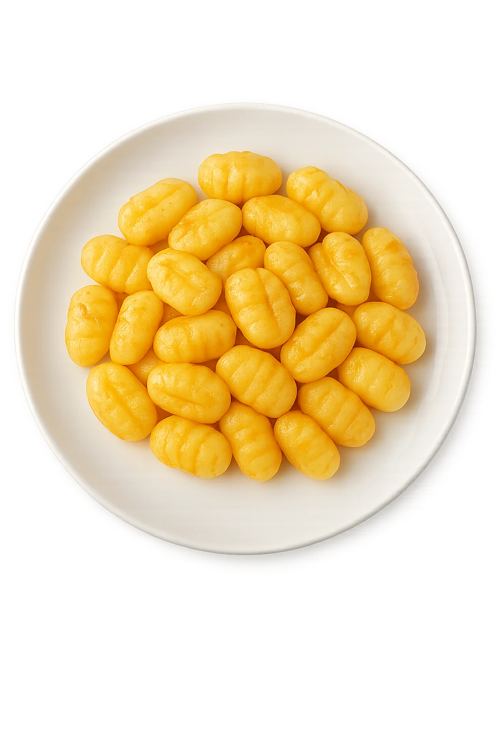 Gnocchi cucinati in un piatto emoji