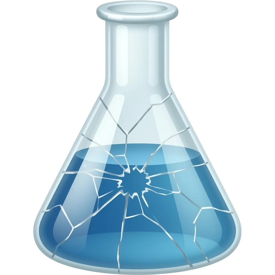 cracked ⚗️ emoji