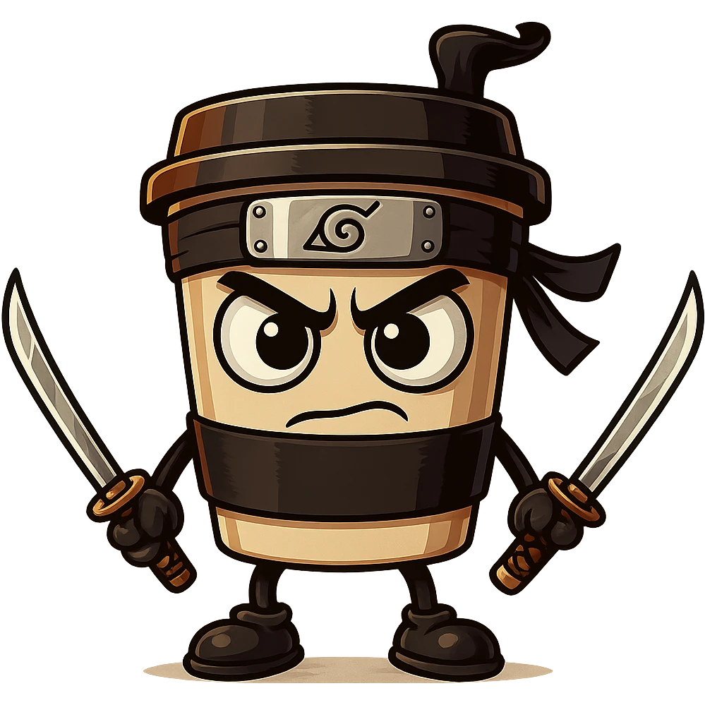 Create three versions of this character with a transparent background: one with an angry expression, one looking excited, and one looking confused. Maintain the original style and details of the character. emoji