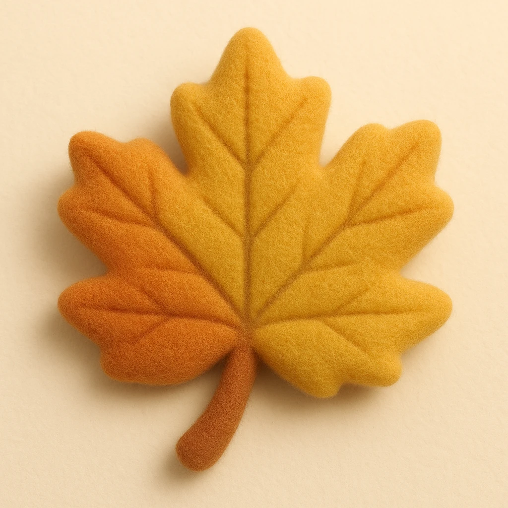 autumn leaf emoji