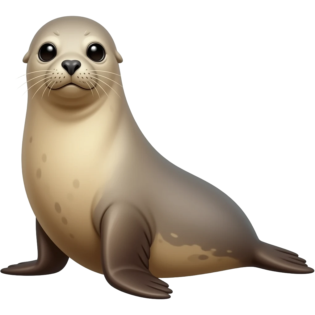 Seal in the desert emoji