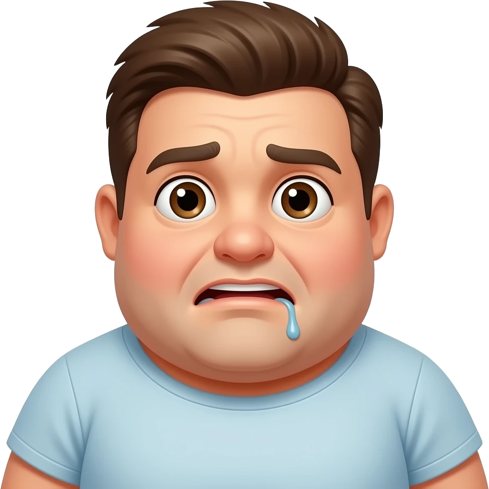 Fat and  Hungry emoji