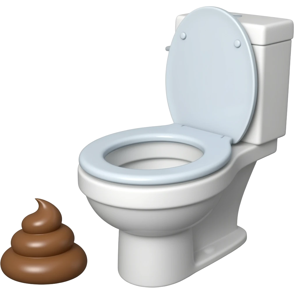 Toilet poop emoji emoji